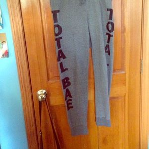 "Total Bae" sweatpants