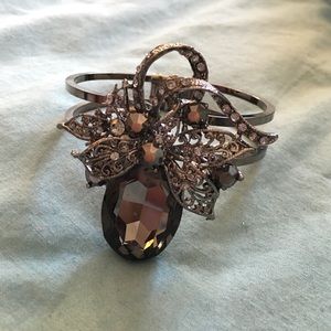 Gunmetal Cuff Bracelet