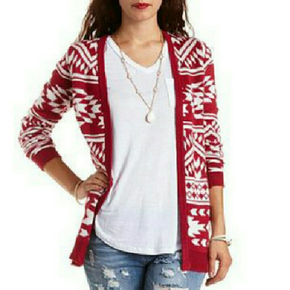 Tribal Print Cardigan!