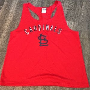 VS PINK St Louis Cardinals Jersey Tank (M)