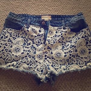 Forever 21 floral shorts