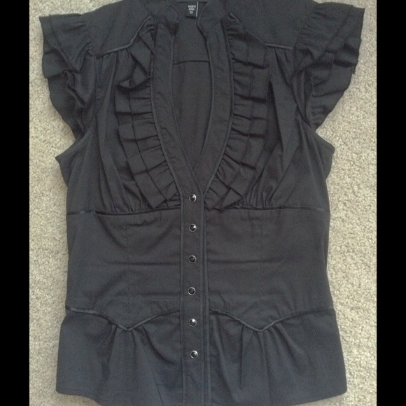Sexy black Bebe top size xs