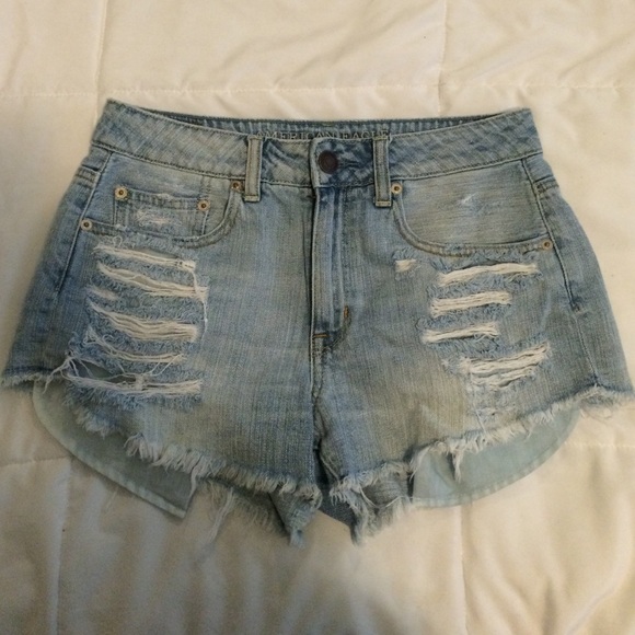 American Eagle Outfitters Pants - American Eagle Hi-Rise Festival Denim Shorts