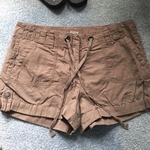 Brown Loft Cargo Shorts