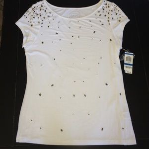 Beaded INC tee