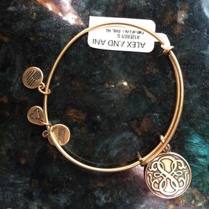Alex and Ani gold tone bracelet