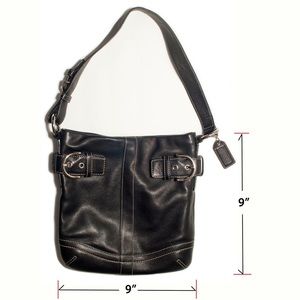 Used Coach purse with original dust bag.