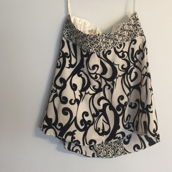 Strapless flowy tank top - Picture 4 of 6