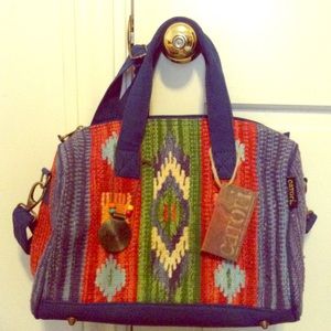 Multicolored Aztec Catori satchel