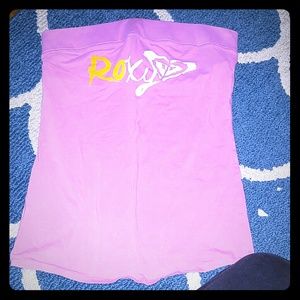 Pink Roxy tube top
