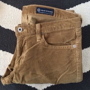 AG the Stevie slim straight corduroy pants!