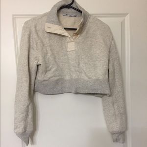 T Alexander Wang Cropped Sweatshirt