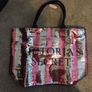 Large Victoria Secret Tote Bag.