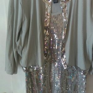 Sequin tank set