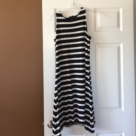Dress - black and white. Really cute for summer.