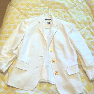 White blazer