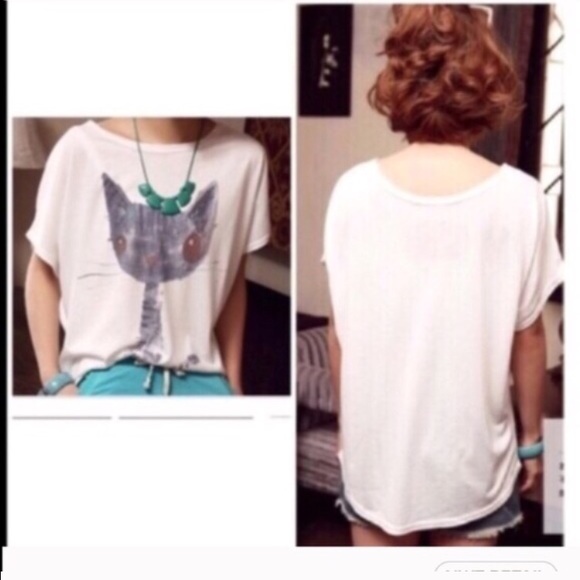 Animal Print Tee New~Cute Dog - Picture 2 of 2