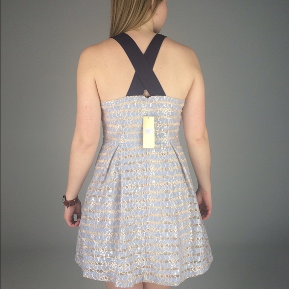 Dusty Blue Modcloth Dress - Picture 2 of 4