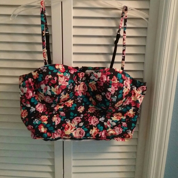 Floral crop top