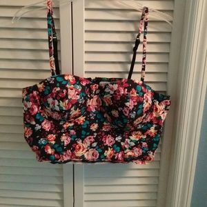Floral crop top