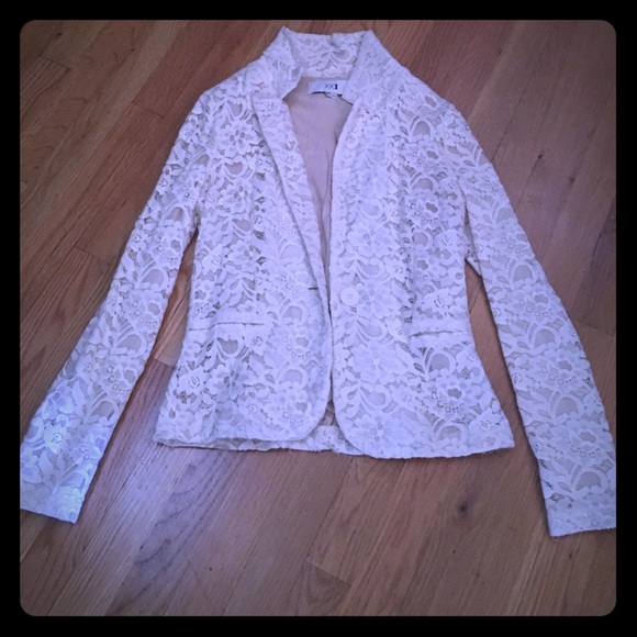 Creme colored Lace Blazer