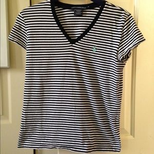 Polo🐎 Striped Tee