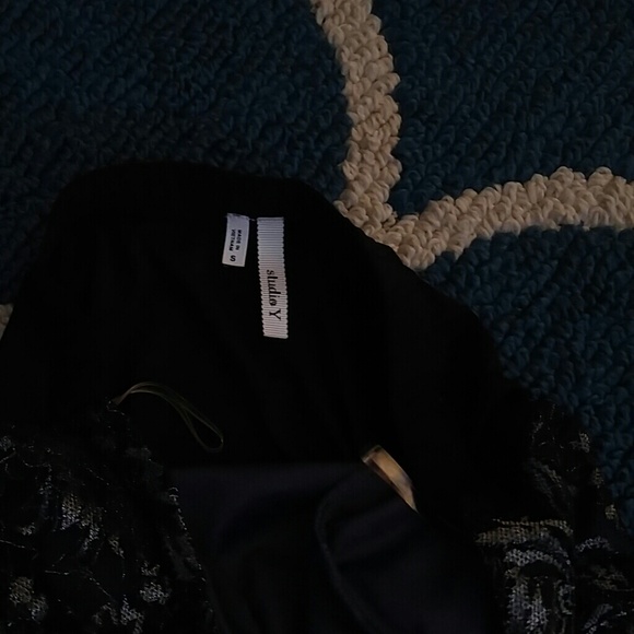 Lace purple and black tube top - Picture 2 of 3