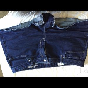 Dark wash Jean shorts from Gap