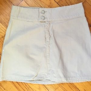 Paper denim and cloth skirt