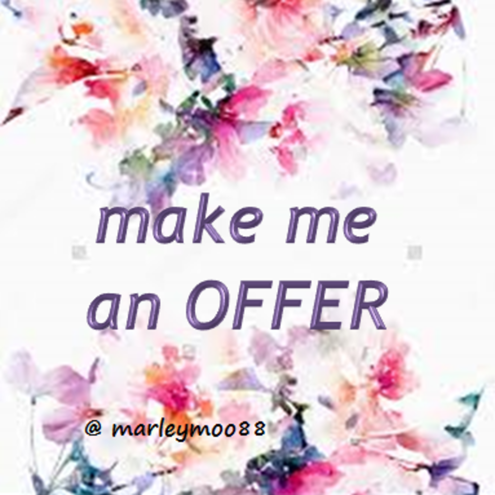 All reasonable offers are welcome!