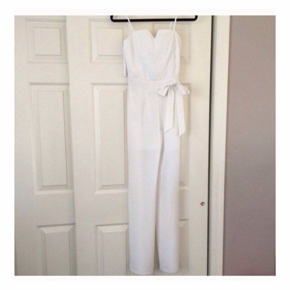 Monteau Pants - White jumpsuit