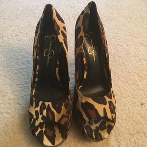 Jessica Simpson Open Toe Heels