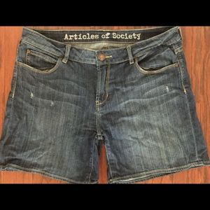 SOLD!: Articles of Society Denim shorts : Size 32