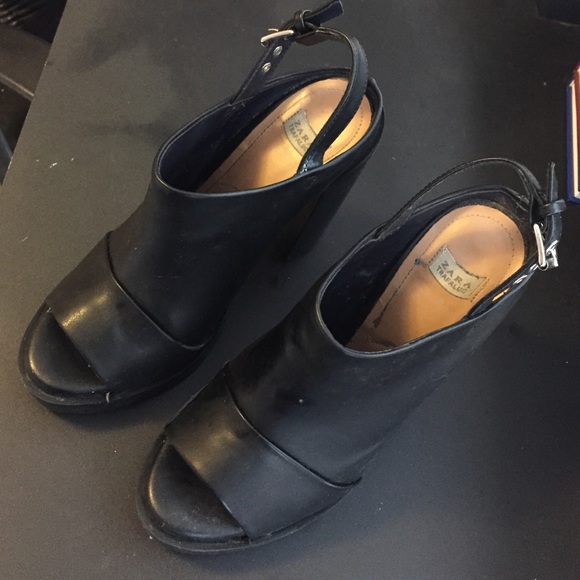 Black Open Toed Heels