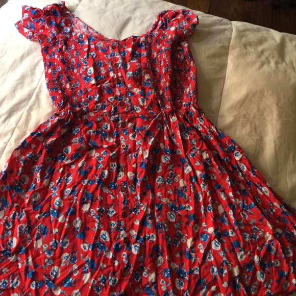 Vintage inspired Red Charlotte russe Dress