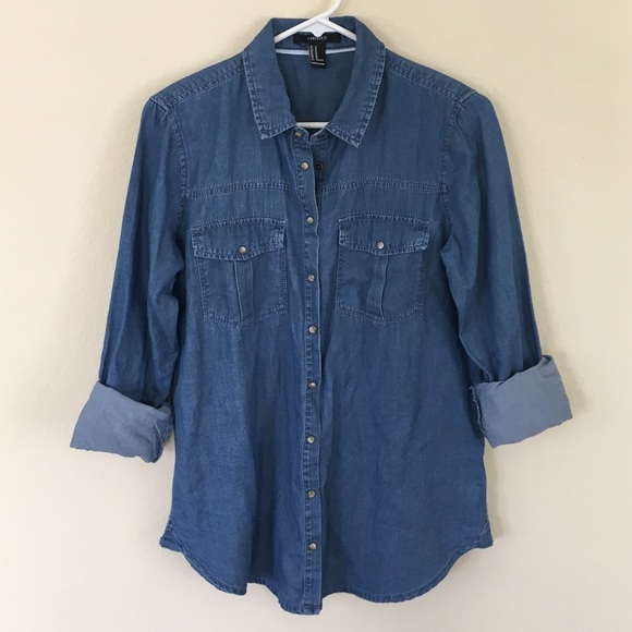 Forever 21 Denim Shirt
