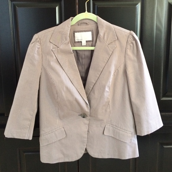 Old navy gray striped blazer