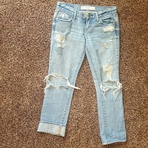 Abercrombie Ripped Capris