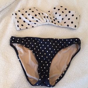 J.crew polka dot bikini 🇺🇸