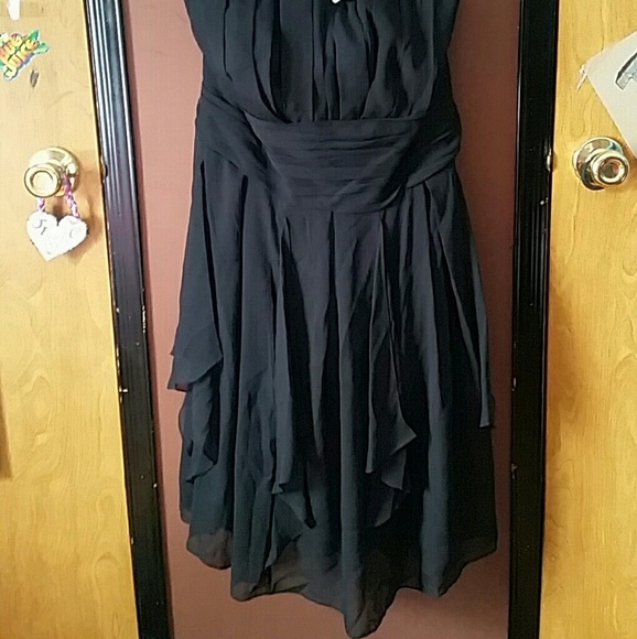 Black Strapless Dress
