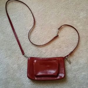 Small red Hobo bag