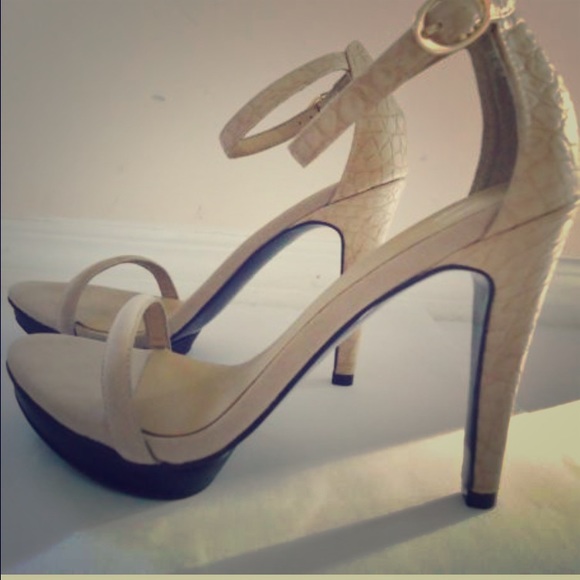Armani Exchange Strappy Sandal Platforms