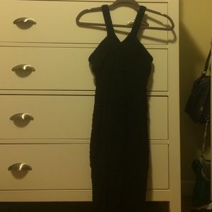 Black mini dress