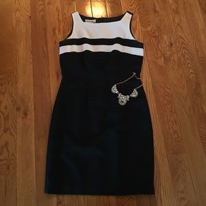 Black and white dress
