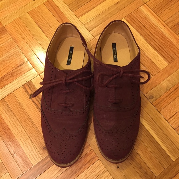 Burgundy Oxfords