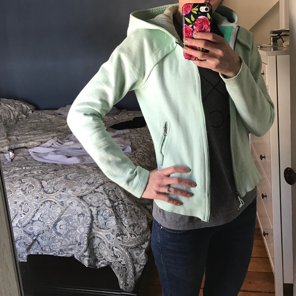 Limited Edition mint Lululemon hoodie