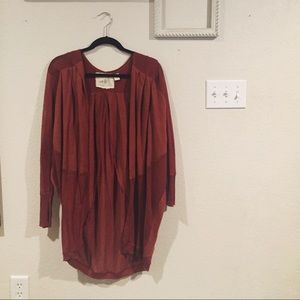 Burnt Sienna Anthropologie Cardigan