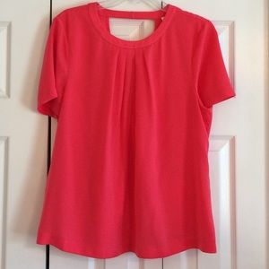 J.Crew Pink shirt, back cutout