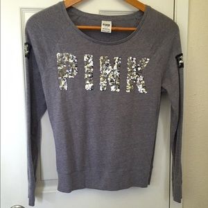 Vs pink bling shirt