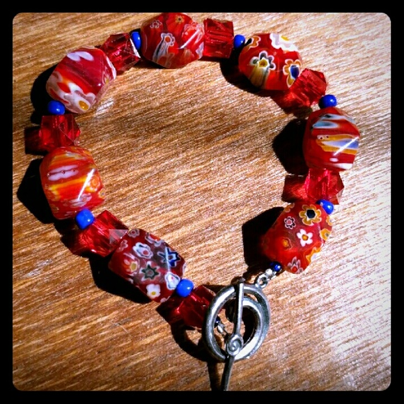 Handmade Bracelet with Glass Beads